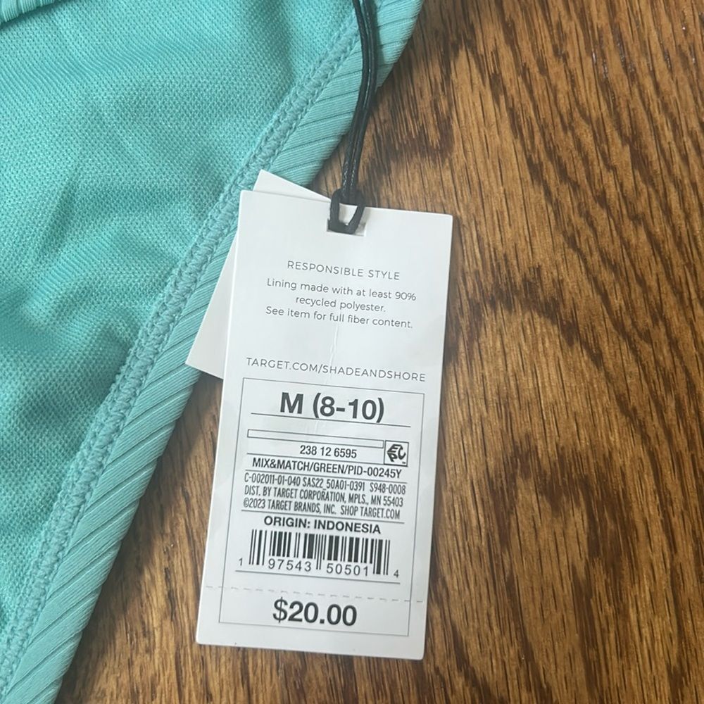 Shade & Shore Low Rise Cheeky Swim Bottom Size Medium New with Tags - Picture 2 of 4